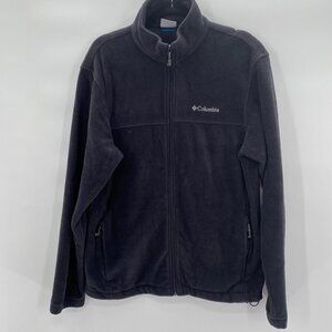 Columbia Black Full Zip Fleece Jacket Men’s Size L